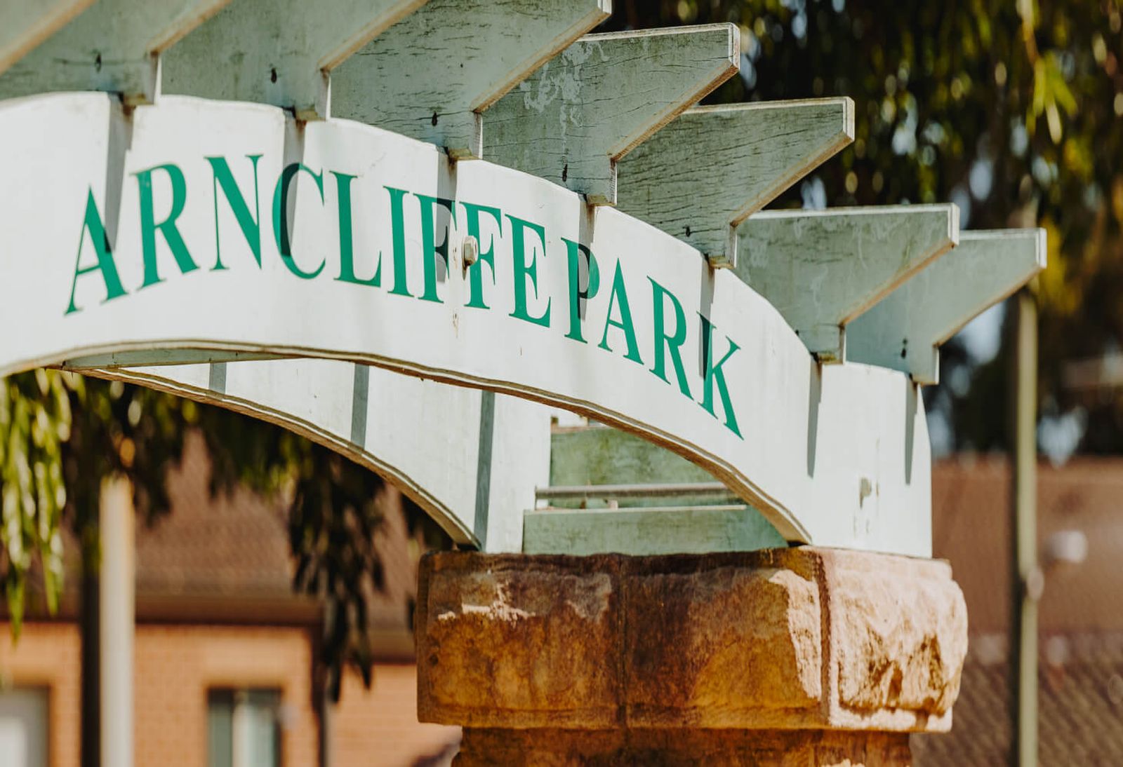 Arncliffe Park entrance arch